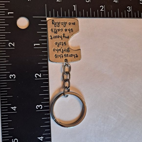 Family Keychains Mother Father Daughter Key Ring Gift Set - Picture 9 of 9